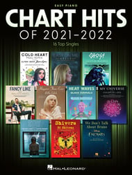 Chart Hits of 2021-2022 piano sheet music cover Thumbnail